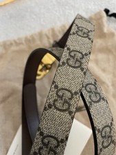 Gucci Thin Leather Belt With