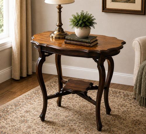Victorian mahogany side table - mahogany,