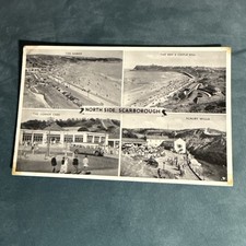 Vintage Postcard North side Scarborough Multi Picture 1960 H9