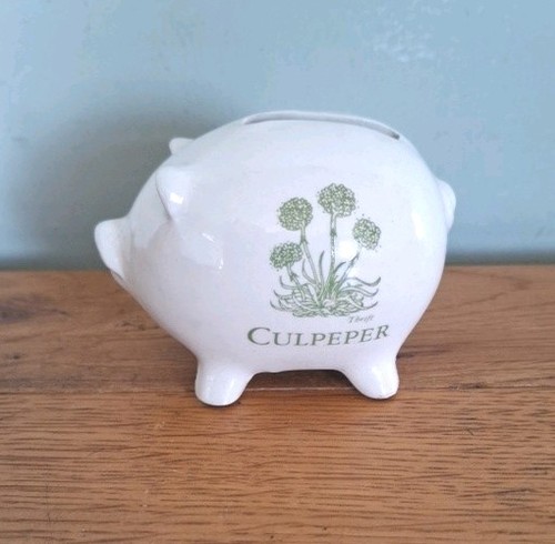 Vintage ceramic piggy bank - vintage,