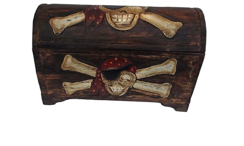 Unusual rustic pirate trunk - unusual,