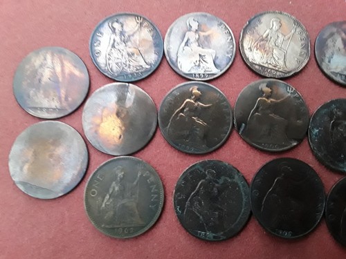 Collection old coins - collection, of