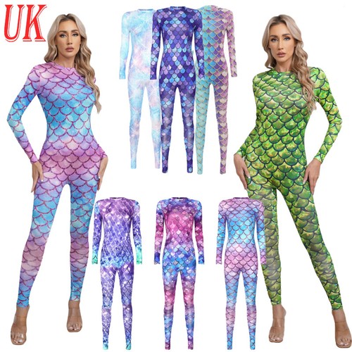 Womens mermaid jumpsuit - womens,