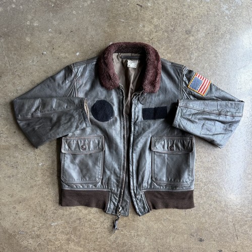 Vintage navy usn brown - vintage, us