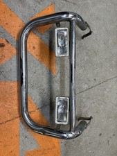 2008 JEEP GRAND CHEROKEE WK 3.0 CHROME NUDGE BAR BULL BAR WITH HELLA FOGLIGHTS