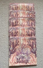 Lot of 5 Swimsuit Zippered Bag by Maaji 8” Square