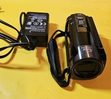 Sony Handycam HDR-CX130E Handheld HD Camcorder Black Tested With Charger 