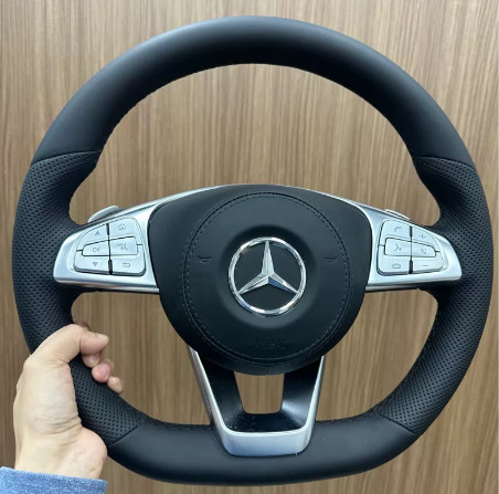 Flat bottom steering wheel - flat, w/