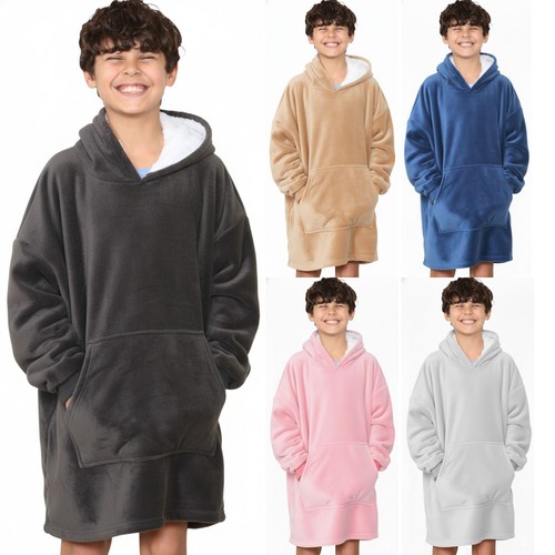 Hugy shagy kids hoodie blanket - kids,