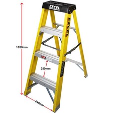 Excel fibreglass step ladder - excel,