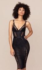Agent Provocateur Black Carmella Dress Size 12 Pre Loved Worn Once
