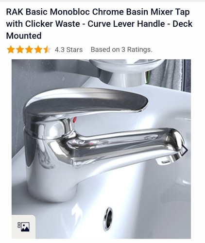 Rak basic monobloc chrome - basic,