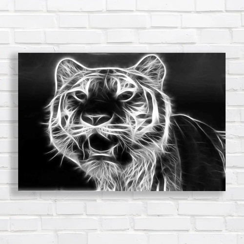 Siberian tiger fractal - tiger,