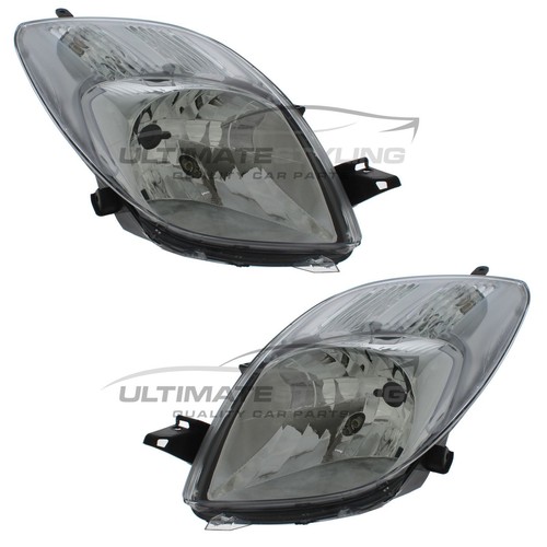 Headlights fits toyota yaris - fits,