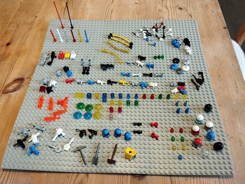 Vintage lego space - space, small