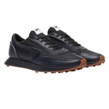 Diesel S-Racer LC Mens Lace Up Trainers Leather Casual Lifestyle Black Shoes NEW