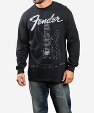 Fender Guitar Black T-Shirt