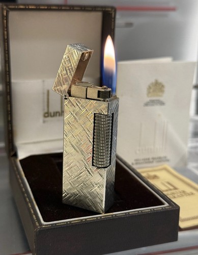 Dunhill rollagas silver plated - dunhill,