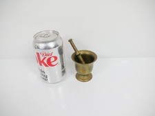 Small Brass Mortar And Pestle