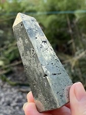Iron pyrite wand - iron, tower
