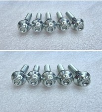 BBS Split Rim wheel bolts, Genuine BBS RS, Original BBS M7x32 Zinc, 120 and Nuts