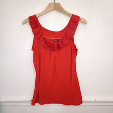 Monsoon Womens Top Red Size UK