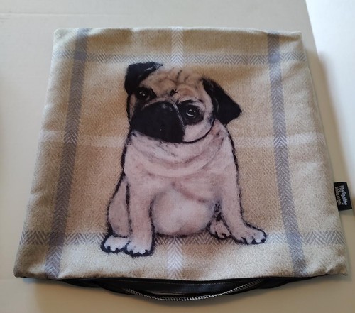 Pug dog vegan suede - vegan,