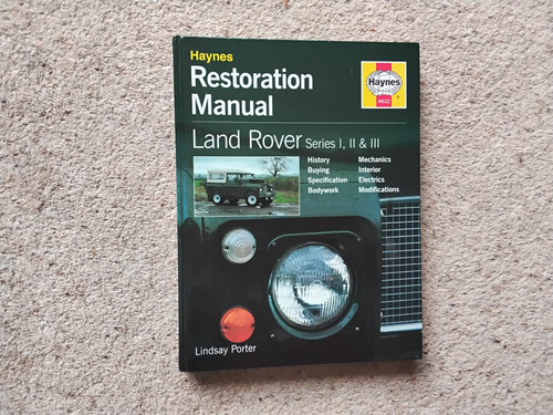 Haynes land rover - rover, restoration
