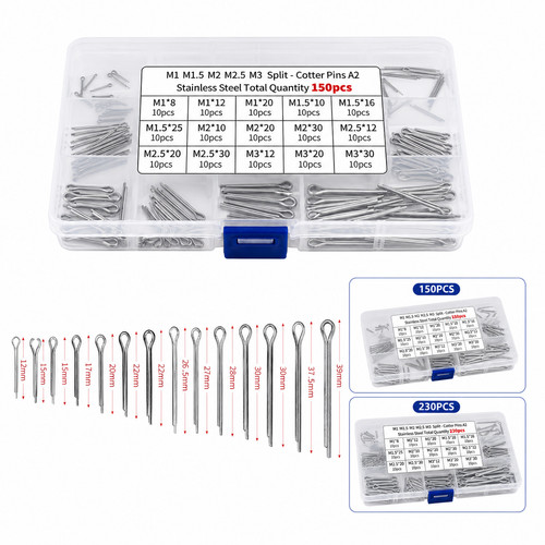 150pcs split pins - split-pins, /
