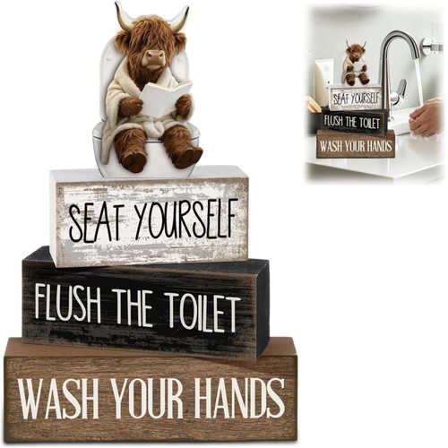 Piece highland cow - 4-piece,