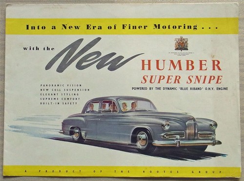 Humber super snipe - snipe, sales
