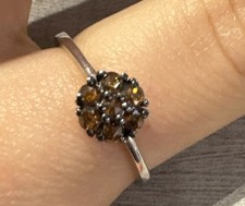 925 Sterling Silver Brown