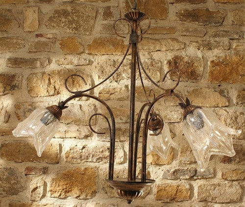 Classic iron chandelier with - iron,