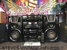 Technics SC-EH50 COMPONENT AUDIO SYSTEM CD, TAPE, RADIO + SPEAKERS/REMOTE L@@K.!