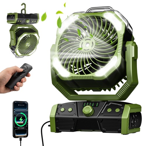 Outdoor camping misting - misting, fan