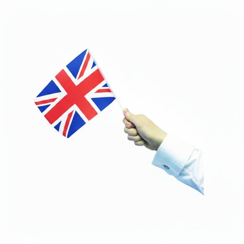 Union jack waving flags - waving,