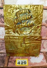 Vintage Brass Letter Rack Tidy