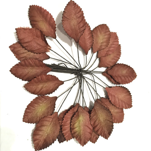 Brown mulberry paper leaves - brown,