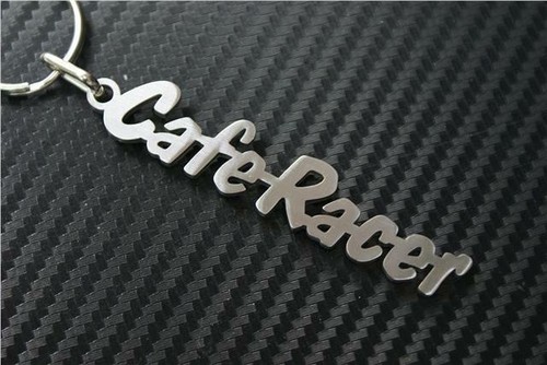 Cafe racer motorbike keyring - racer,