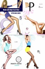 Multiple Denier Girls, Women, Ladies High Quality Fashion Panty Hose Tights lot