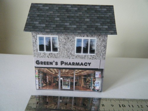 Scratch built card model - scratch,