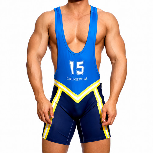 Men wrestling singlet - men's,