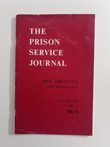 Prison service journal vol - prison, 2