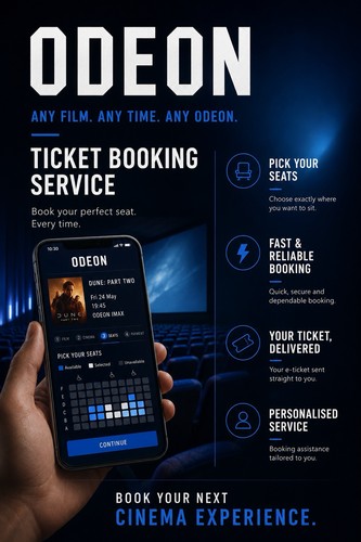 Odeon ticket booking service - ticket,