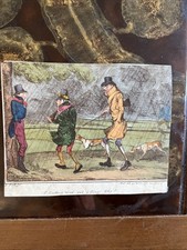 Original Antique Fox Hunting