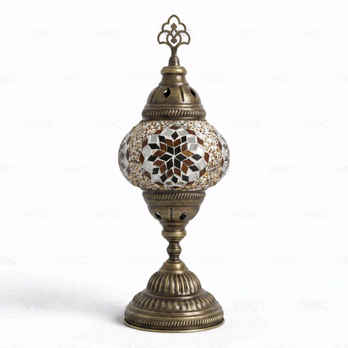 Amber turkish mosaic table - mosaic,