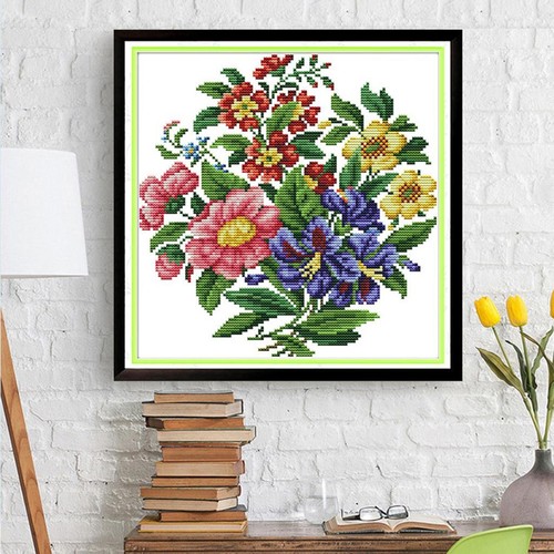 Stamped embroidery kit - embroidery,