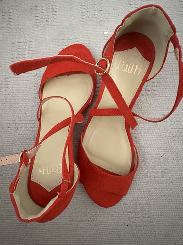 Faith red crossover strap - faith,