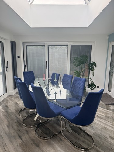 Lovely seater glass dining - 8,
