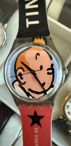 Swatch watch tintin moulinsart - watch,